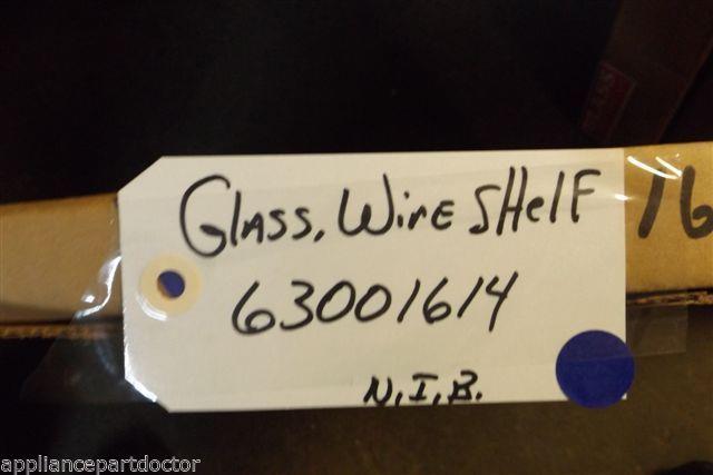 MAYTAG REFRIGERATOR 63001614 GLASS WIRE SHELF NEW IN BOX MAYTAG REFRIGERATOR 63001614 GLASS WIRE SHELF NEW IN BOX